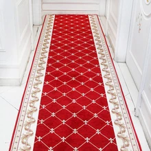 Скандинавские лестничные длинные ковры европейский стиль коридор коврики для прихожей отель прохода ковры для дома входная дверь ковер Свадебный пол коврики