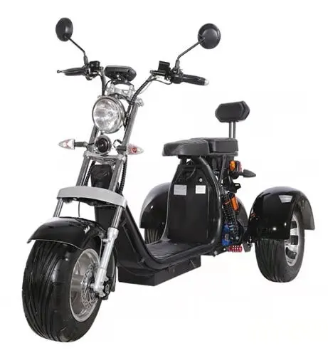 40ah 100km 10 inch 1500w 60v 20ah/40ah Электрический 3 колеса с большими шинами трехколесный велосипед Европе мотоциклы электрических скутеров Citycoco Электрический скутер - Цвет: 40ah 100km 10 inch