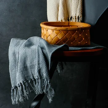 

Ins Tassel Napkin Cloth, Hand-made Anti Scald Wound Towel, Meal Mat, Absorbent Wipe Cup Cloth, Pure Cotton Pad