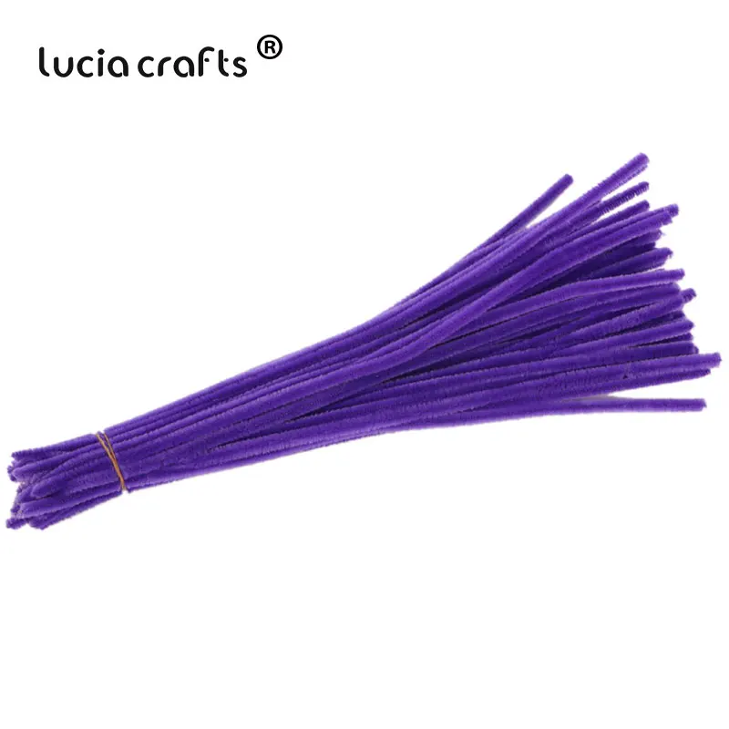 10/30/50/100pcs 6mm Colorful Chenille Stems Pipe Cleaners DIY Handmade Kids Educational Plush Toys Art Craft Supplies L0207 - Цвет: Color 17