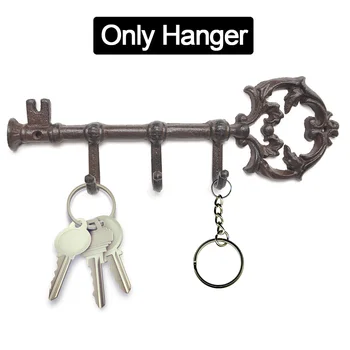 

With 3 Hooks Storage Multifunctional Clothes Rack Key Holder Hanger Decorative Coat Wall Mounted Organizer Home Decor Vintage
