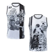 Баскетбольные майки Slam Dunk Shohoku № 10 Hanamichi Sakuragi, камуфляжный жилет и шорты для косплея, баскетбольный жилет SD, Спортивная майка