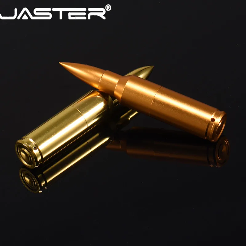 Металлический флеш-накопитель JASTER Bullet, USB флеш-накопитель, 4 ГБ, 8 ГБ, 16 ГБ, 32 ГБ, 64 ГБ, флеш-накопитель USB 2,0, флеш-карта памяти с брелоком