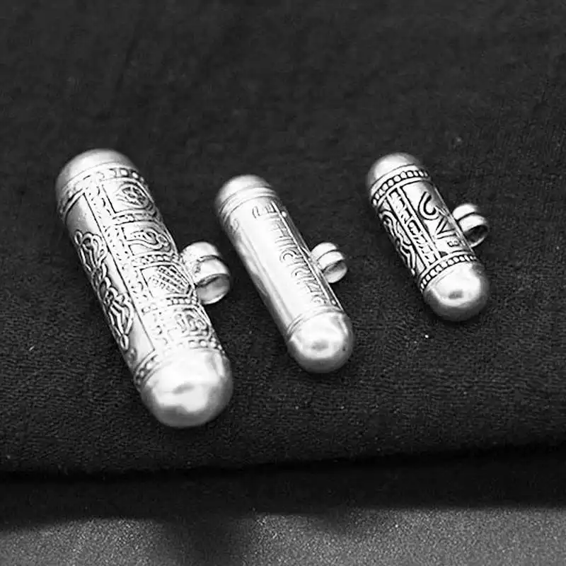 T9040 тибетская молитвенная коробка с подвесками милый мини цилиндр