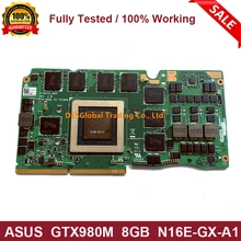Абсолютно новая Видеокарта GTX 980M GTX980M N16E-GX-A1 DDR5 8GB VGA для ASUS G750J G750JY G750JYA отлично работает