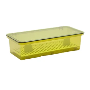 

Tableware Storage Box Home Holder Draining With Lid Kitchen Chopsticks Cage Restaurant Dustproof Safe Fork Cutlery