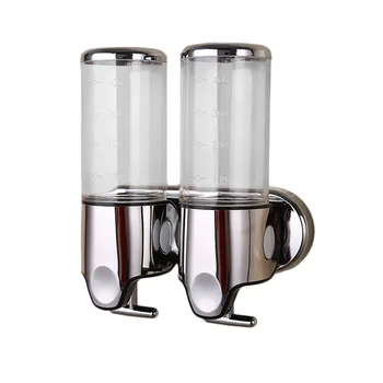 

Liquid Soap Dispenser Wall Mount Shower Gel Dispensers Shampoo Container Pump Single Double Three Hand Kitchen Soap Bottle 500ml