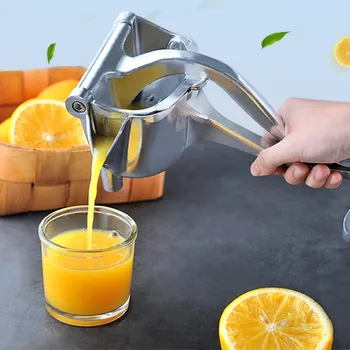

Behogar Manual Fruit Juicer Hand Press Lemon Orange Lime Fruit Squeezer Pressure with Removable Filter for Kitchen Bar Tool