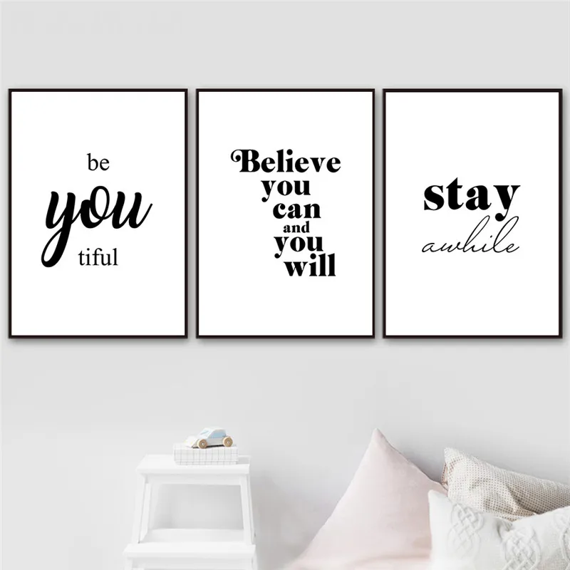 Live-Love-Laugh-Inspiring-Quotes-Wall-Art-Canvas-Painting-Black-White-Wall-Poster-Prints-For-Living (1)