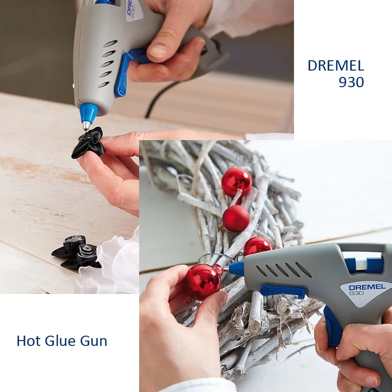 DREMEL-Pistolet à colle thermofusible professionnel 930/940, ensemble d'outils  de réparation de bricolage, bâtons de colle, adhésif thermofusible, sortie  de colle rapide, 7mm, 11mm - AliExpress