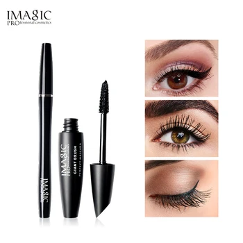 

IMAGIC 2pcs/set Eyes Mascara Professional Lengthening Thick Curly Makeup Waterproof Liquid Eyeliner Pencil Cosmetic Tools