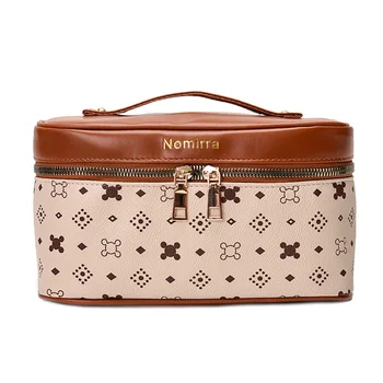 

Panelled Transparent Waterproof Women Cosmetic Bag Large Capacity Wash Bag Suit Business Trip Tour Travel Makeup Storage Bags