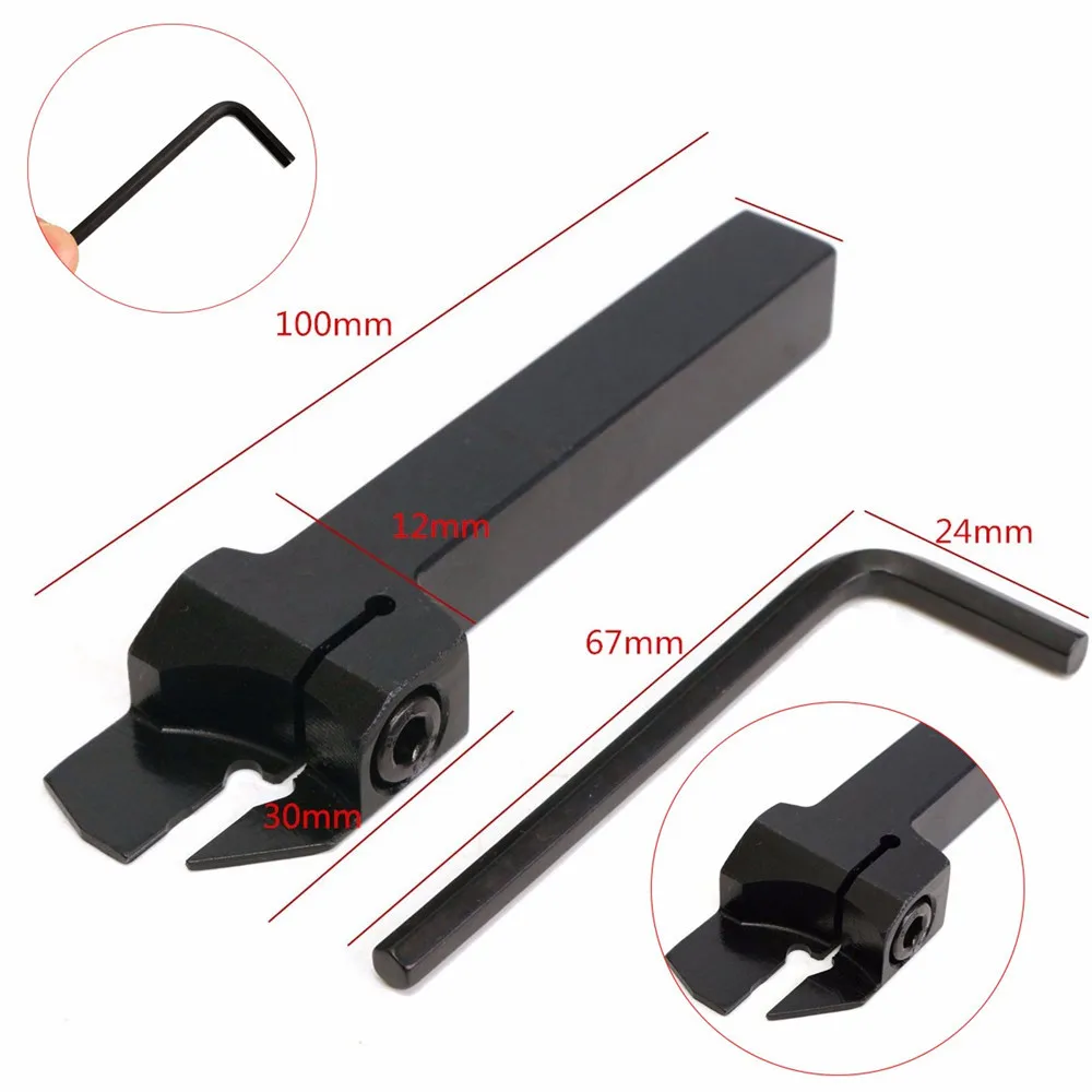 

New MGEHR1212-2 Slot Cutter Grooving Boring Bar CNC Lathe Turning Tool Holder 4" For MGMN200 High Quality