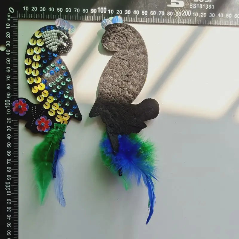 BIRD FEATHER PATCHES FOR CLOTHES 6