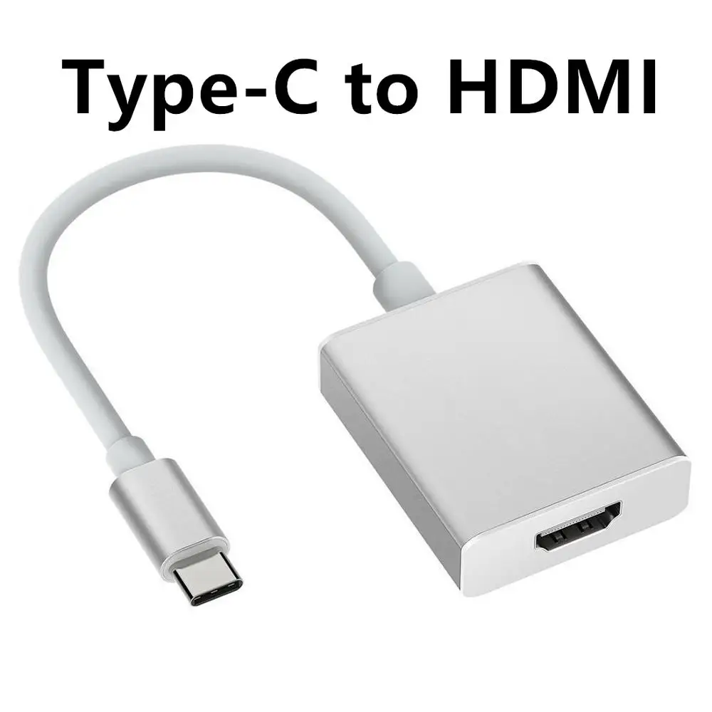 Тип-c USB C 3,1 к HDMI адаптер конвертер Поддержка 4 к 2 к для Apple Macbook 12 дюймов и Google Chromebook Pixel конвертер