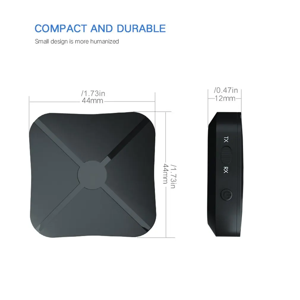 2 в 1 беспроводной Bluetooth передатчик приемник Универсальный 3,5 мм аудио адаптер ТВ автомобильный музыкальный приемник для наушников динамик громче