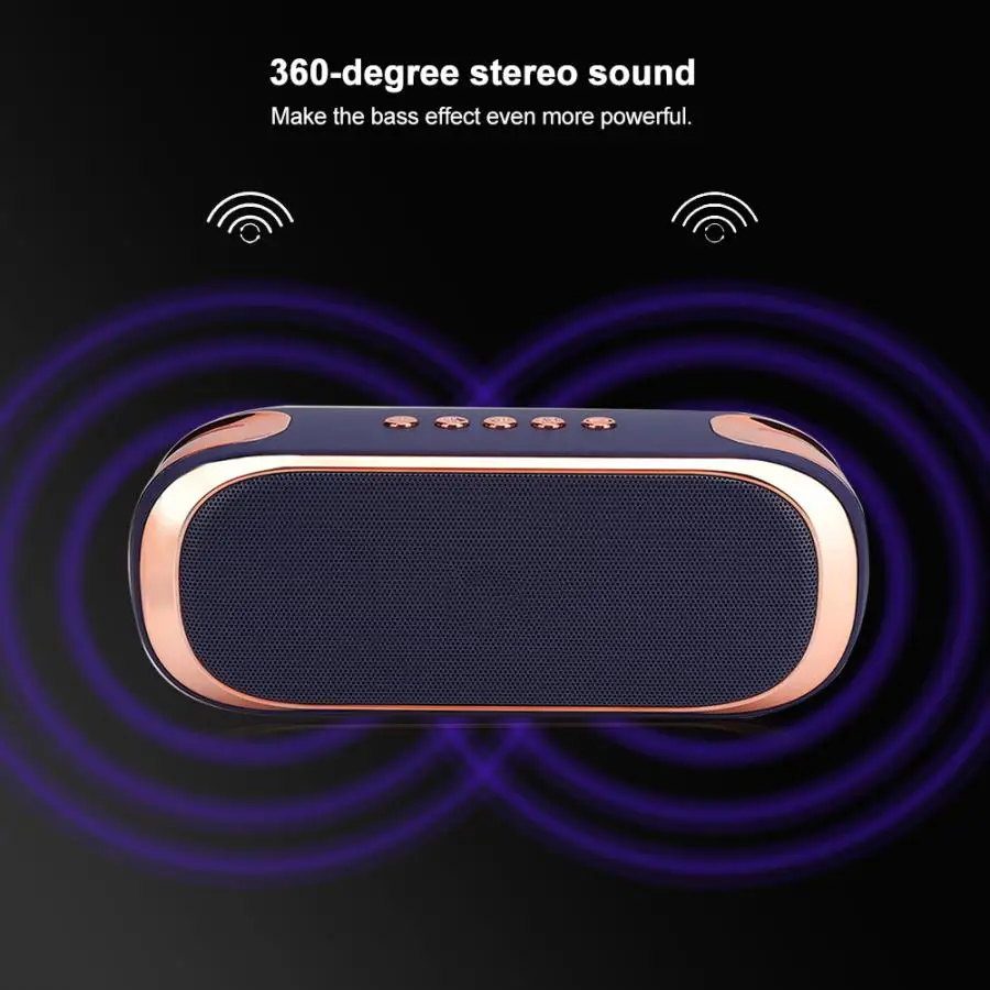 Bluetooth стерео динамик двойной Рог Сабвуфер открытый портативный мини-динамик поддержка 3,5 мм аудио интерфейс вход