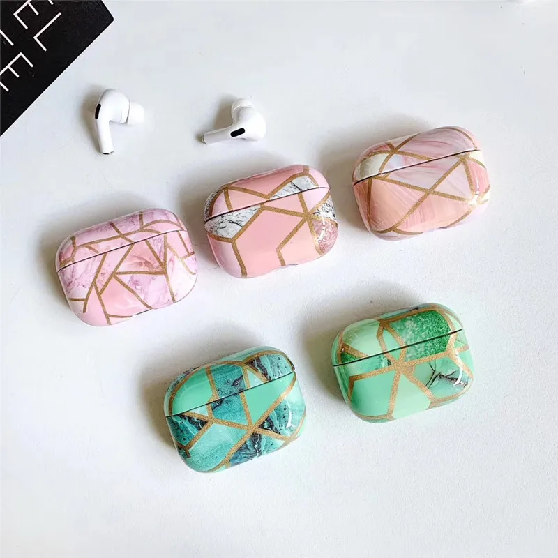 3D мраморный чехол для Airpods Pro Чехол беспроводной Bluetooth чехол для airpod 3 чехол для Apple Air Pods Pro fundas Coque