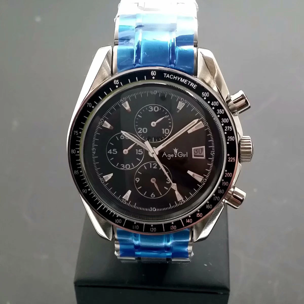 

Luxury Brand New Men Automatic Mechanical Watches Speed Racing Luminous Ceramic Sapphire Black Triple Calendar Chronometer AAA+