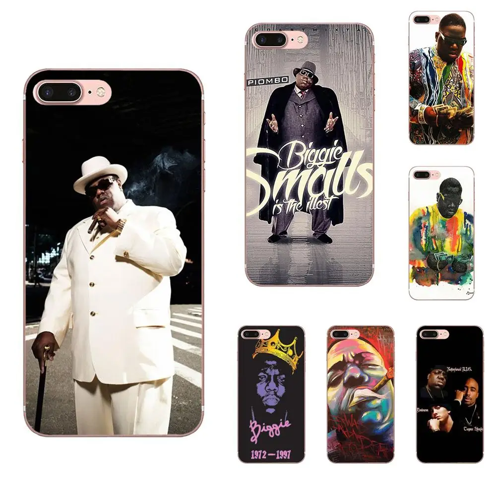 Biggie Smalls B. i. g. Rap хип хоп Легенда для Apple iPhone 4 4s 5 5C 5S SE 6 6S 7 8 Plus X XS Max XR мягкий Live Love