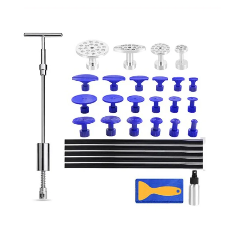 

Car Pits Repair Sheet Metal Tool Drawing Hammer Set Car Body Sag Hail Pit Seemless Repair