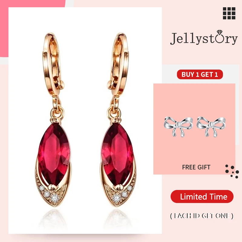 Модные серьги Jellystory из серебра 925 пробы ювелирные изделия геометрическая форма