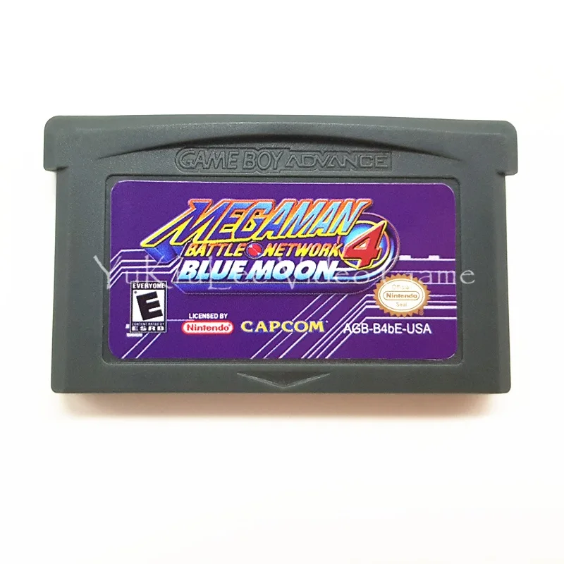 4 Blue Moon US MegaManSeries 32 бит видеоигры картридж Консоли Карты для nintendo GBA серии консолей - Цвет: 4 Blue Moon US