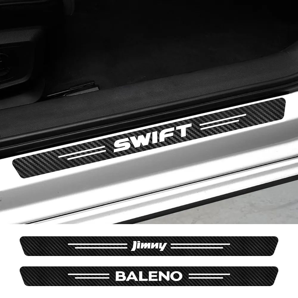 Наклейки на пороги автомобиля Suzuki Swift Baleno Alto Ignis Jimny Celerio Ciaz Equator Ertiga Grand-Vitara Samurai S-Cross