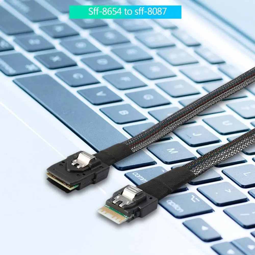 Slimsas38P к Minisas36P Sff-8654 к Sff-8087 серверу кабель жесткого диска сервер кабель жесткого диска Sas38P к Sas36P