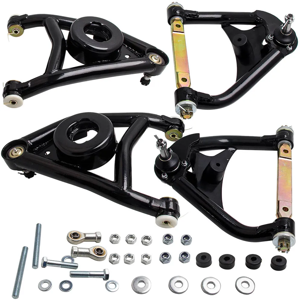 Best Offers Front Tubular Control Arms A Body For Chevy Chevelle 1964-1972 Heavy Duty Set for Pontiac GTO Tempest 1964-1972 Black