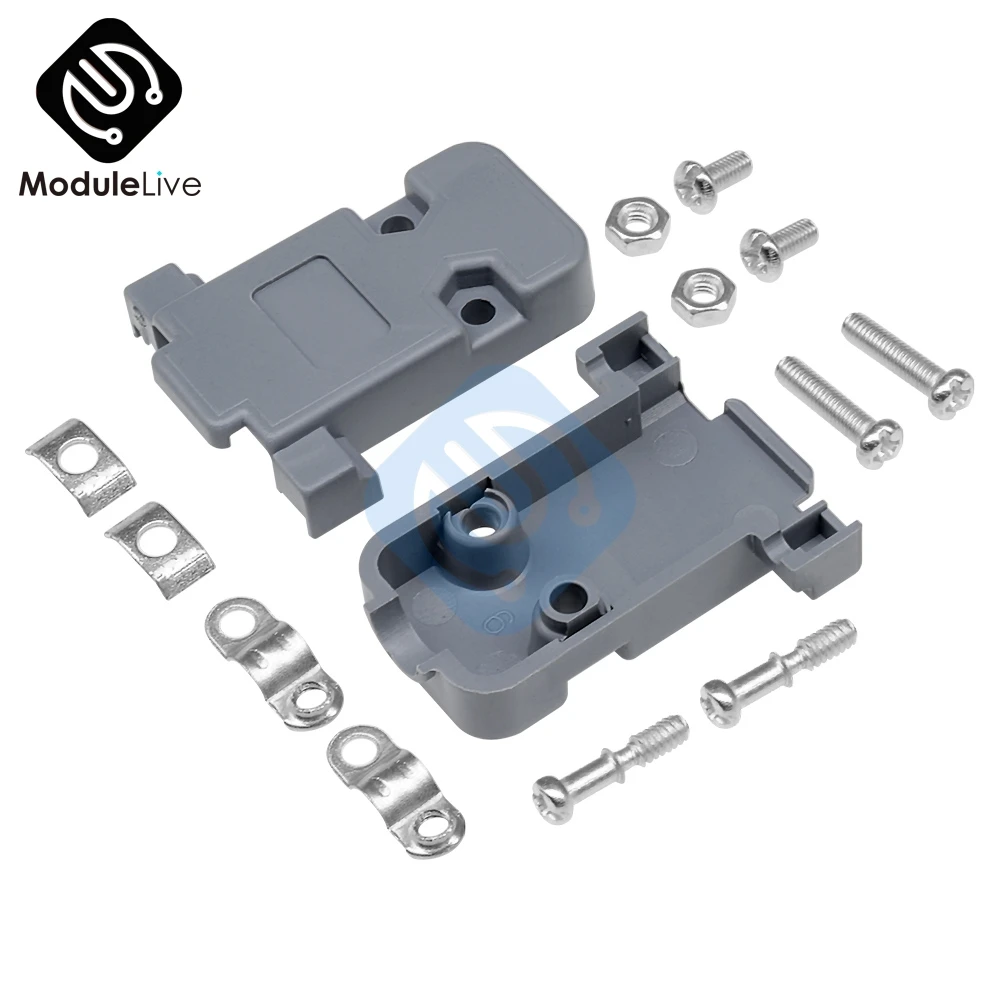 

5Pcs Plastic Hood Cover for 9Pin or 15Pin D-Sub DB9 DB15 Converter Connector Electronic Tools