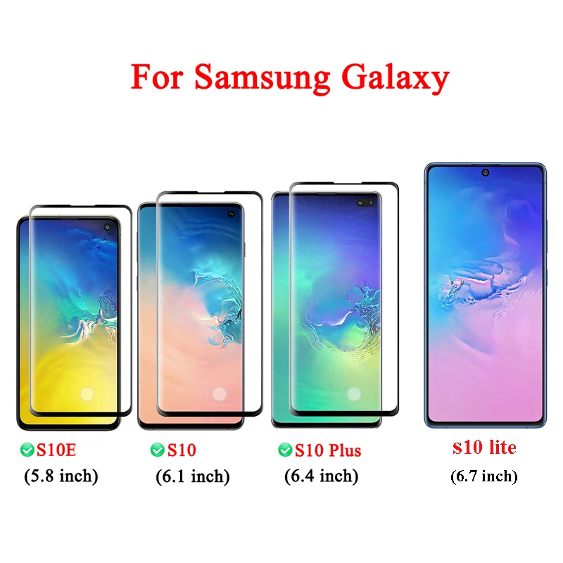 Защитное стекло для Samsung Galaxy S 10 Plus S10E Защита экрана s10E Light 5G 10S S10Plus стекло|Защитные