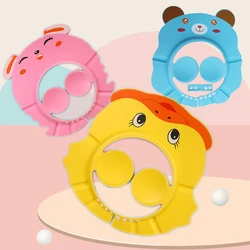 Baby Shower Cap Adjustable Hair Wash Hat for Newborn Infant Ear Protection Safe Children Kids Shampoo Shield Bath Head Cover