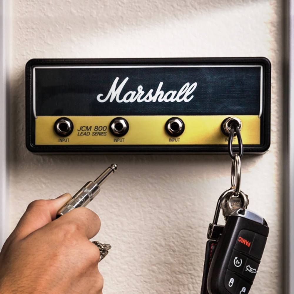 

Marshall Keychain Rack Key Holder Pluginz Amp Vintage Guitar Amplifier Key Holder Marshall JCM800 GP69