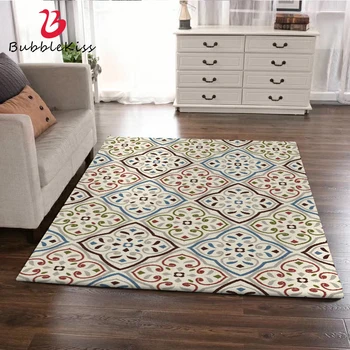 

Bubble Kiss Nordic Style Retro Carpet Flower Pattern Soft Comfortable Home Carpets for Living Room Large Bedroom Decor Area Rug