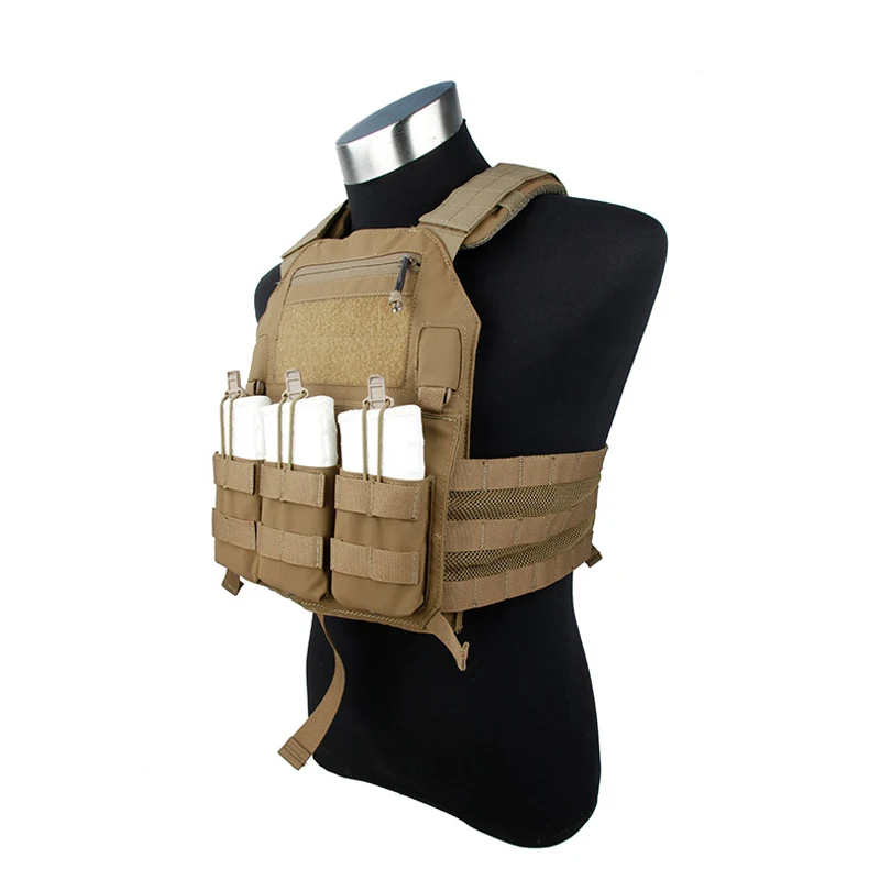 Coyote Brown TMC тактический жилет 420 пластина перевозчика тела Броня MOLLE, для страйкболла жилет военный тактический жилет 2745 - Цвет: Coyote Brown