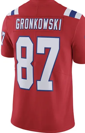 10 Josh Gordon 12 Tom Brady JERSEY мужские 87 Rob Gronkowski 11 Julian Edelman 14 Cooks 92 Harrison футбольные майки