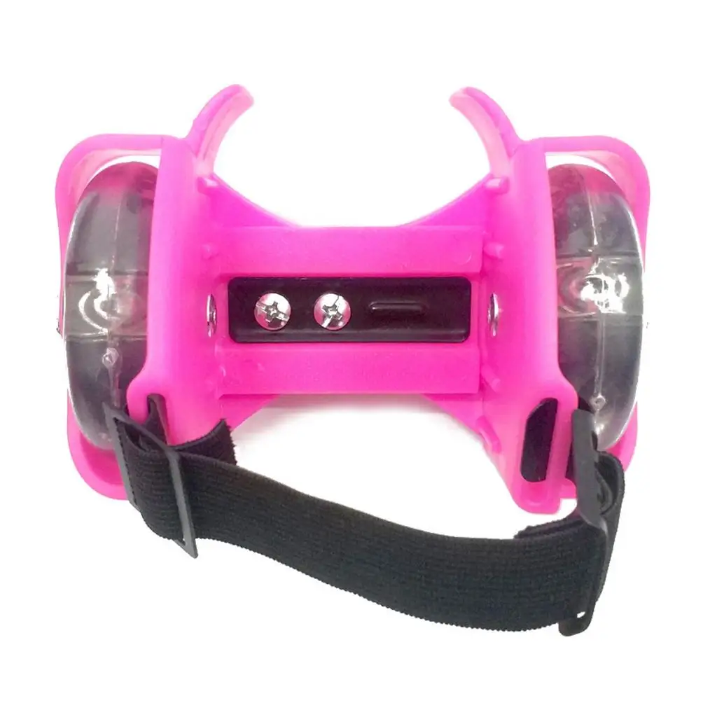 Light Up Flash Heel Wheel Roller Skates LED Kids Child Rollerskate Training Shoe Strap on Child Street Skating Roller Adjustable