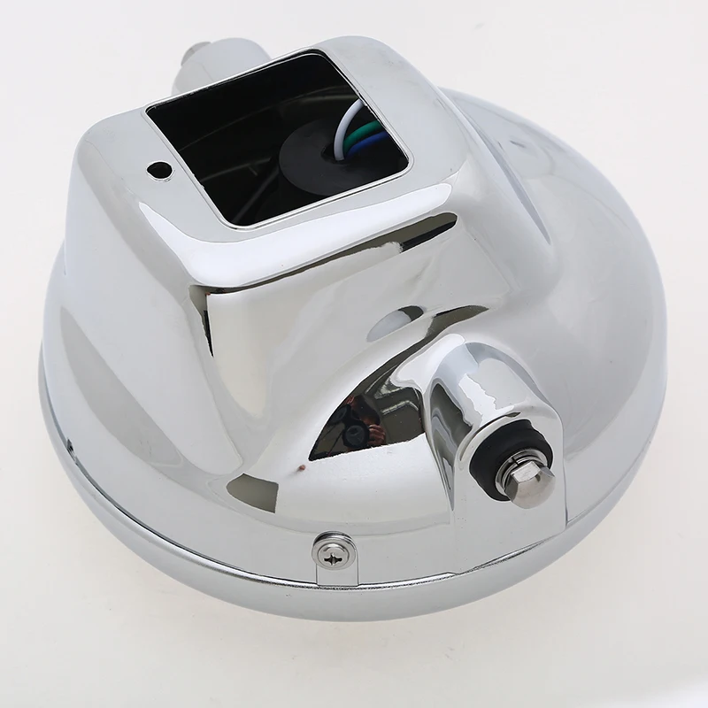 Универсальный хромированный налсветильник фонарь POSSBAY для мотоцикла налобный