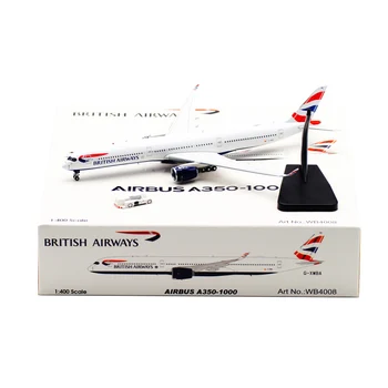 

19CM 1:400 Scale A350 British Airlines Model Alloy Boeing Aircraft with Landing Gear Collection Kids Children Toys F Collections