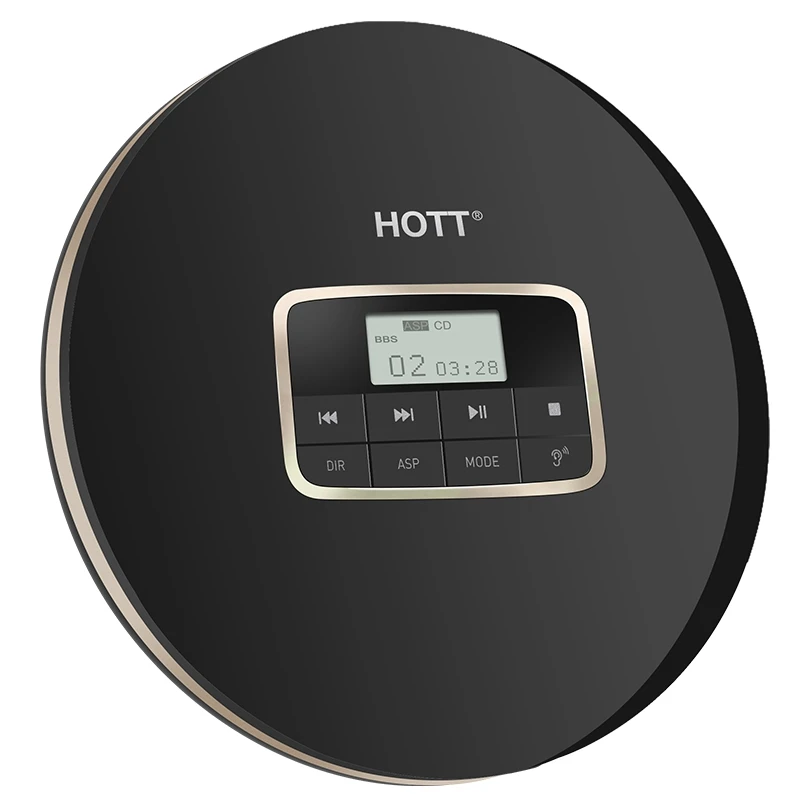Портативный CD-плеер HOTT CD511 ЖК-дисплей анти-Скип автомобильный AUX mp3-плеер |