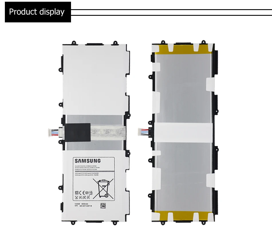 Samsung планшет Батарея T4500E для samsung Galaxy Tab3 10,1 P5200 P5210 P5220 GT-P5200 P5213 GT-P5210 6800mAh батареи