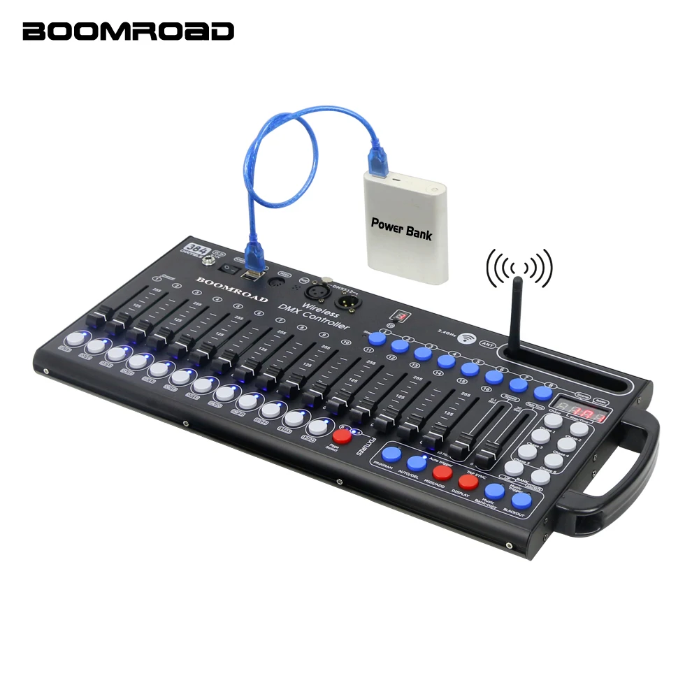 Беспроводной контроллер DMX 384ch сценическое освещение DJ оборудование DMX512 консоль