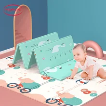 Складывающийся игровой коврик Miamumi с изображением животных алфавита, игровой коврик для малышей, одеяло для ползания, Складывающийся коврик, утолщенные коврики 1,5 см Складывающийся игровой коврик Miamumi с изображением животных алфавита, игровой коврик для малышей, одеяло для ползания, Складывающийся коврик, утолщенные коврики 1,5 см