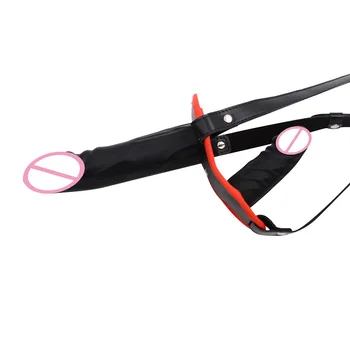 Double Penis Dildo Double Ended Strapon Ultra Elastic Harness Belt Strap On Dildo Adult Sex Toys for Woman Couples Sex Products 4