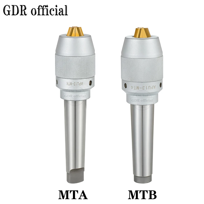 GDR MT2 MT3 MT4 MT5 C20 C25 C32 R8 APU13 APU16 automatic drilling chuck holder chuck APU13 APU16 APU self tightening drilling drill chuck tool holder