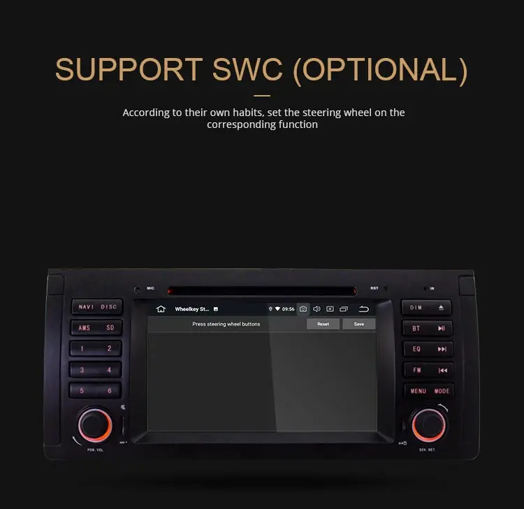 Best LJDA Android 9.0 Car DVD Player For BMW E39 X5 E53 M5 1 Din Car Radio GPS Navigation Stereo Multimedia 4G+64G DSP Headunit WIFI 11