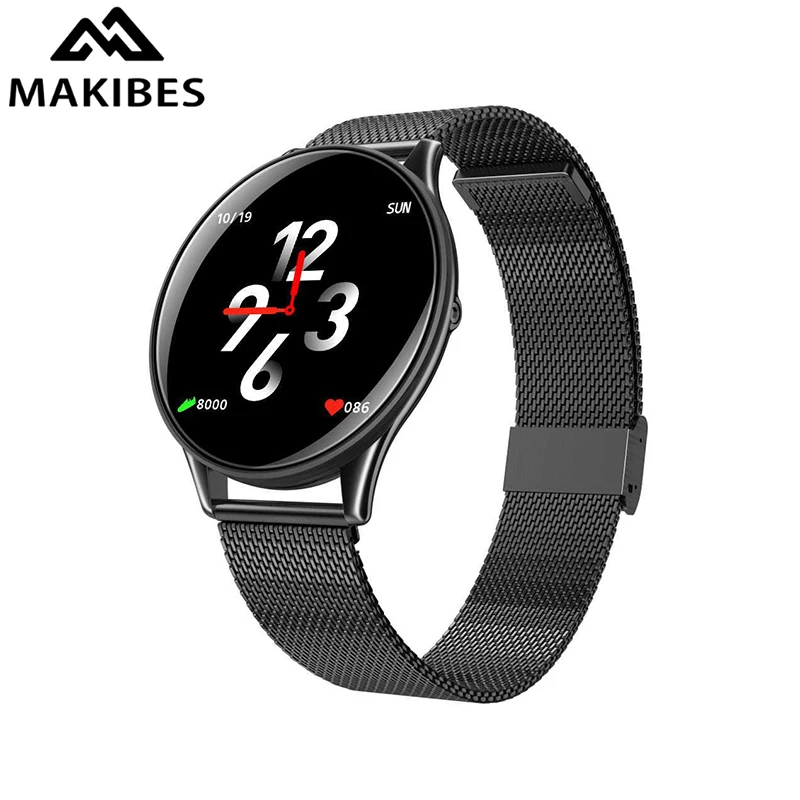 

Makibes B06 Smart Watch IP67 Waterproof 1.3 Inch IPS Screen Heart Rate Blood Pressure Monitor Fitness Tracker Smartband Men