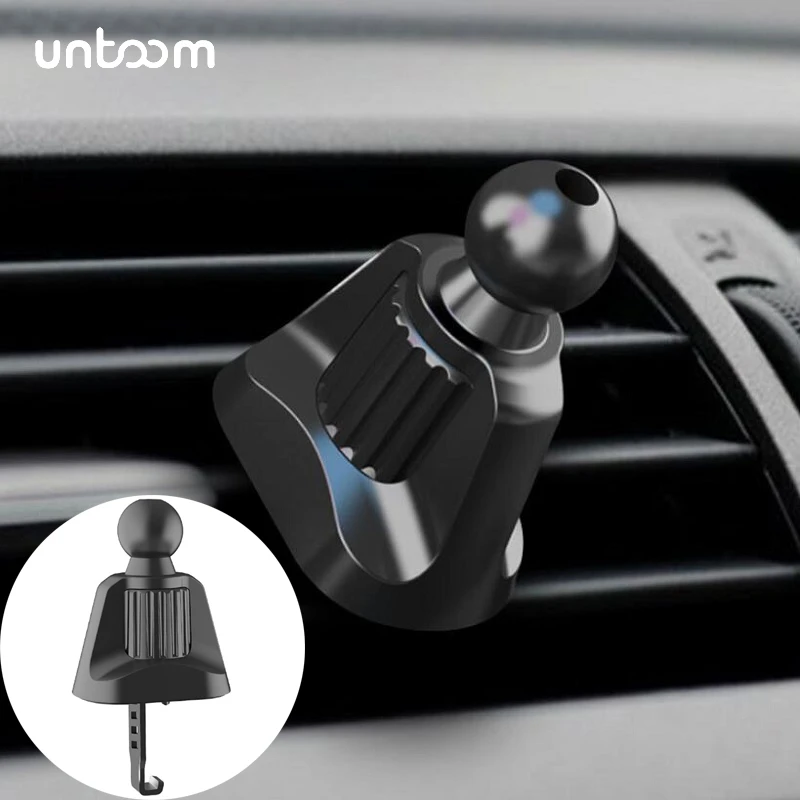 Upgrade 17mm Ball Head Base for Car Phone Holder Car Air Vent Clip Hook Stick for Magnetic Gravity Cell Phone Mount GPS Bracket adjustable phone stand