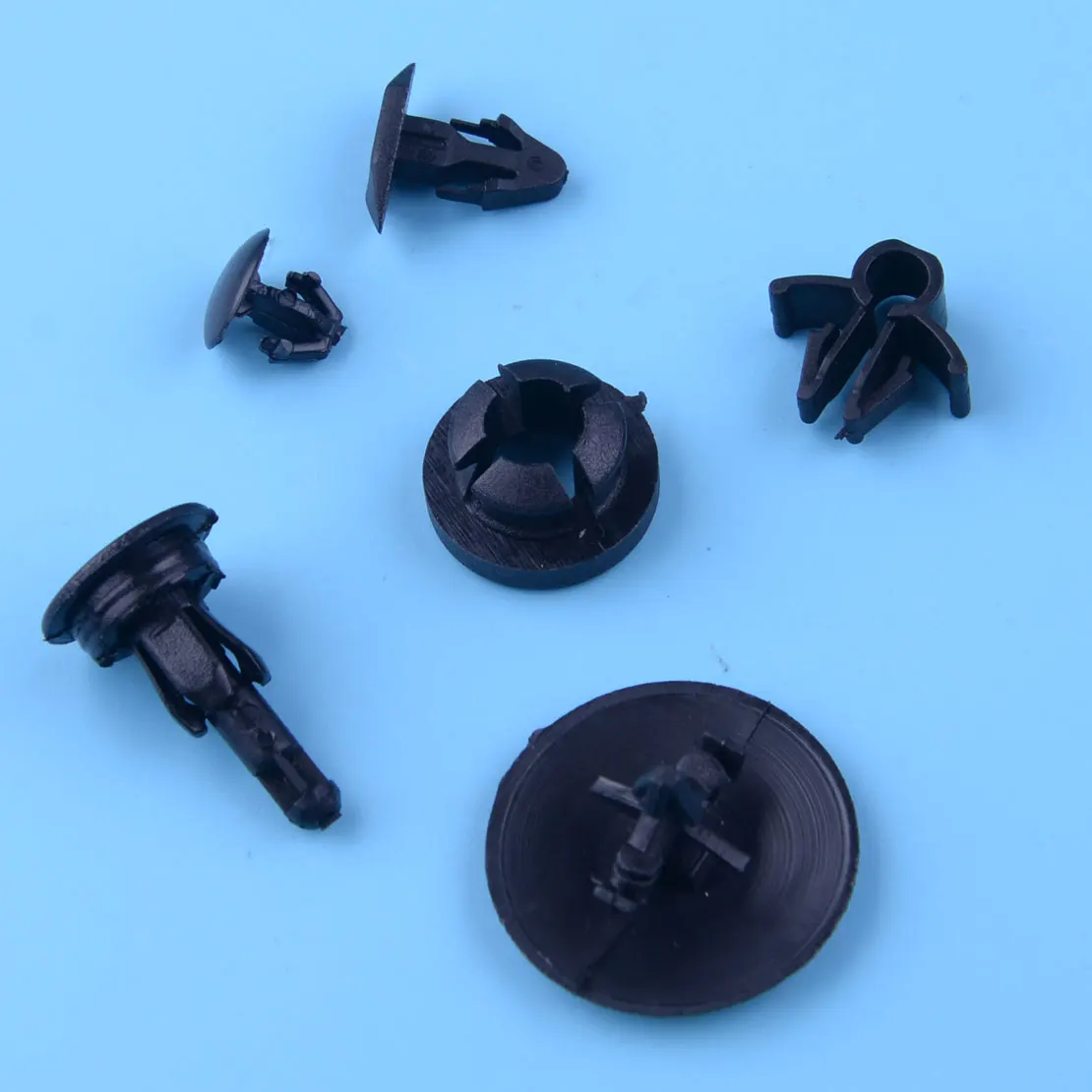 

DWCX 72pcs Car Clip Hood Insulation Engine Cowl Top Panel Wire Routing Prop Rod Retainer Black Fit For Honda Civic 4DR 1996-2000